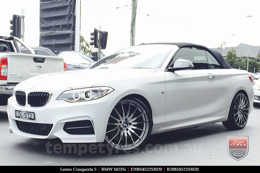 20x8.5 20x9.5 Lenso Conquista 5 CQ5 on BMW M235i