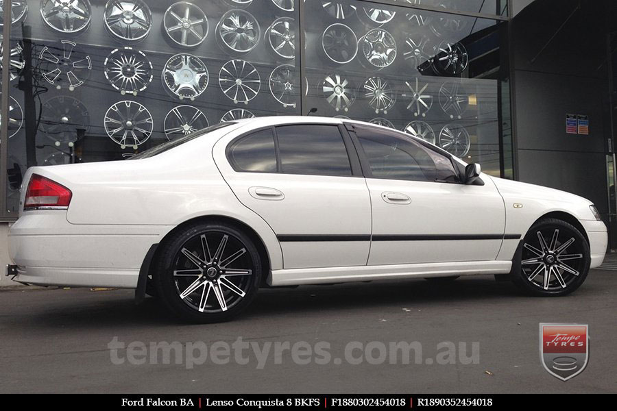 18x8.0 18x9.0 Lenso Conquista 8 CQ8 on FORD FALCON