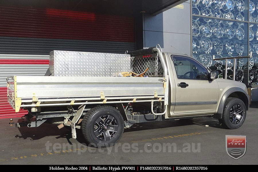 16x8.0 Ballistic Hyjak on HOLDEN RODEO