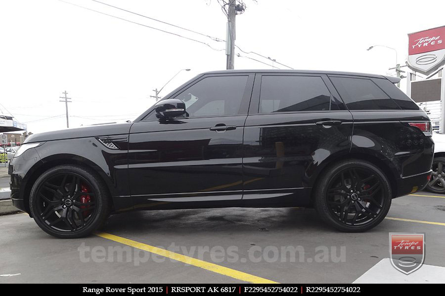 22x9.5 RRSPORT Titanium on RANGE ROVER SPORT