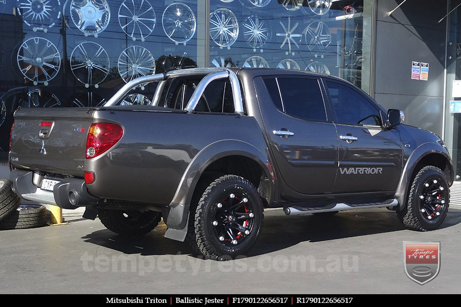 17x9.0 Ballistic Jester on MITSUBISHI TRITON