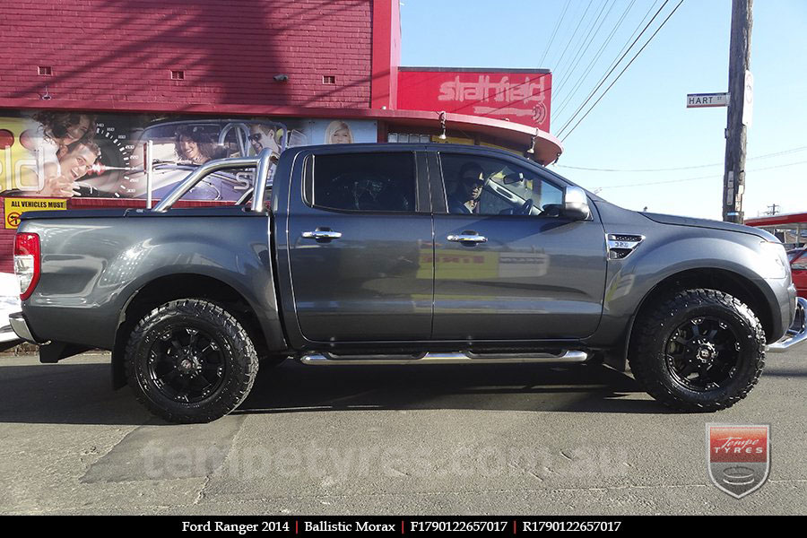 17x9.0 Ballistic Morax on FORD RANGER