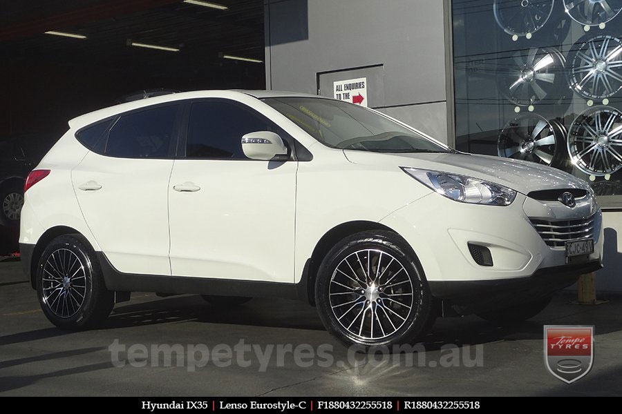 18x8.0 Lenso Eurostyle C ESC on HYUNDAI IX35