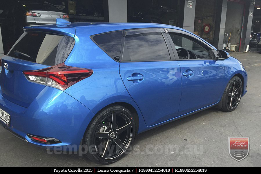 18x8.0 18x9.0 Lenso Conquista 7 SB CQ7 on TOYOTA COROLLA