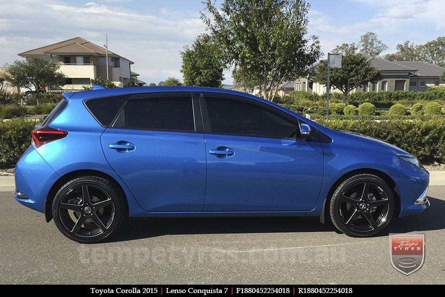 18x8.0 18x9.0 Lenso Conquista 7 SB CQ7 on TOYOTA COROLLA