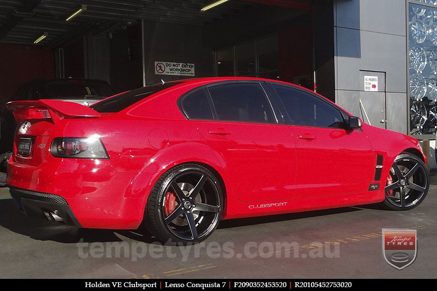 20x9.0 20x10.5 Lenso Conquista 7 MKS CQ7 on HOLDEN CLUBSPORT