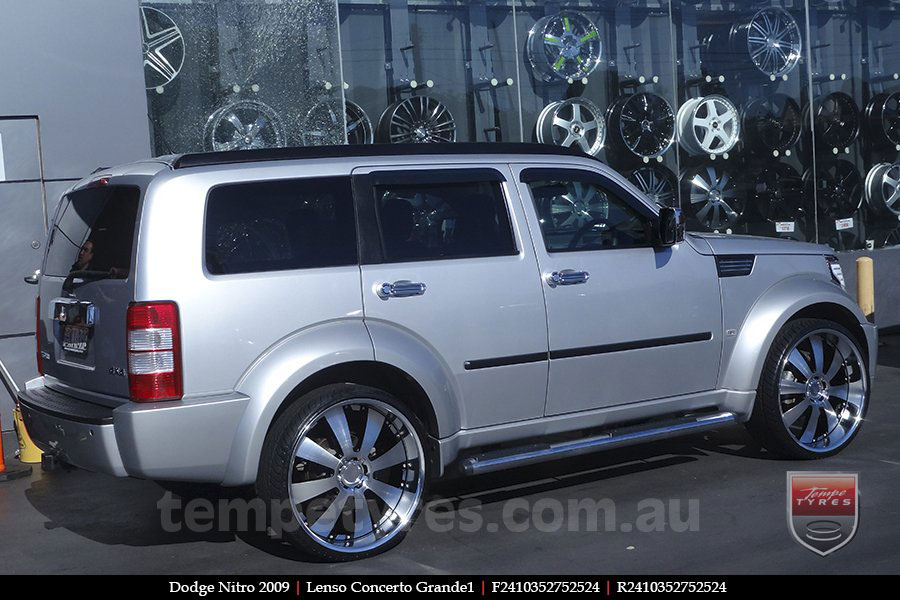 24x10 Lenso Concerto - BKI on DODGE NITRO