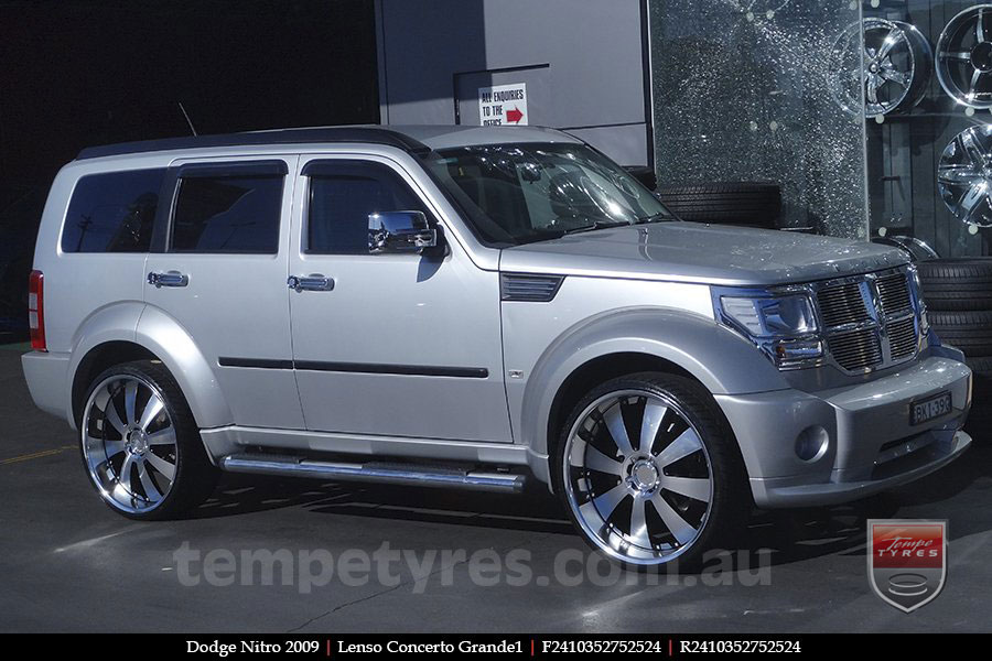 24x10 Lenso Concerto - BKI on DODGE NITRO