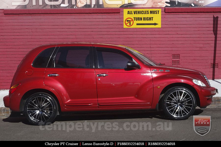 18x8.0 Lenso Eurostyle D ESD on CHRYSLER PT CRUISER