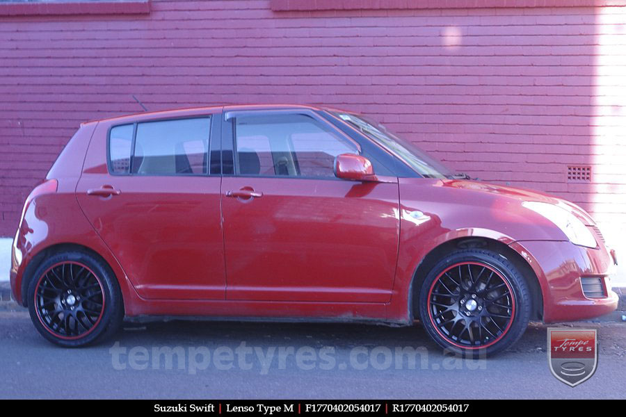 17x7.0 Lenso Type-M - MBRG on SUZUKI SWIFT