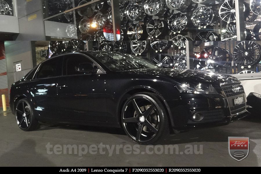 20x9.0 20x10.5 Lenso Conquista 7 MKS CQ7 on AUDI A4