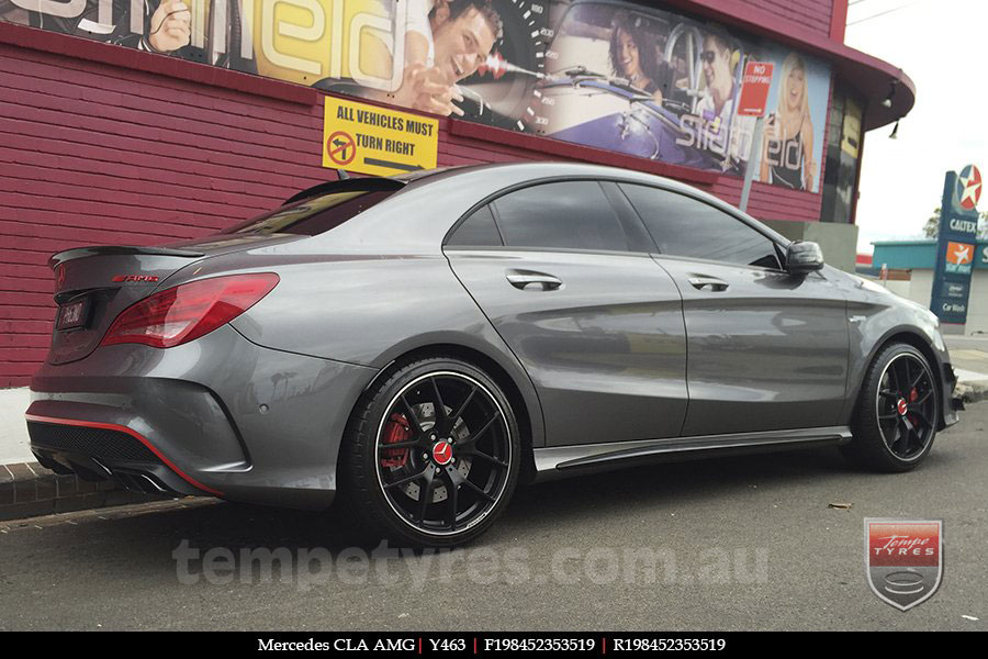 19x8.0 19x9.0 Y463 Black on MERCEDES CL-CLASS