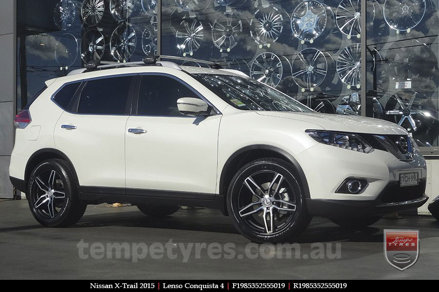 19x8.5 19x9.5 Lenso Conquista 4 MBF CQ4 on NISSAN X-TRAIL