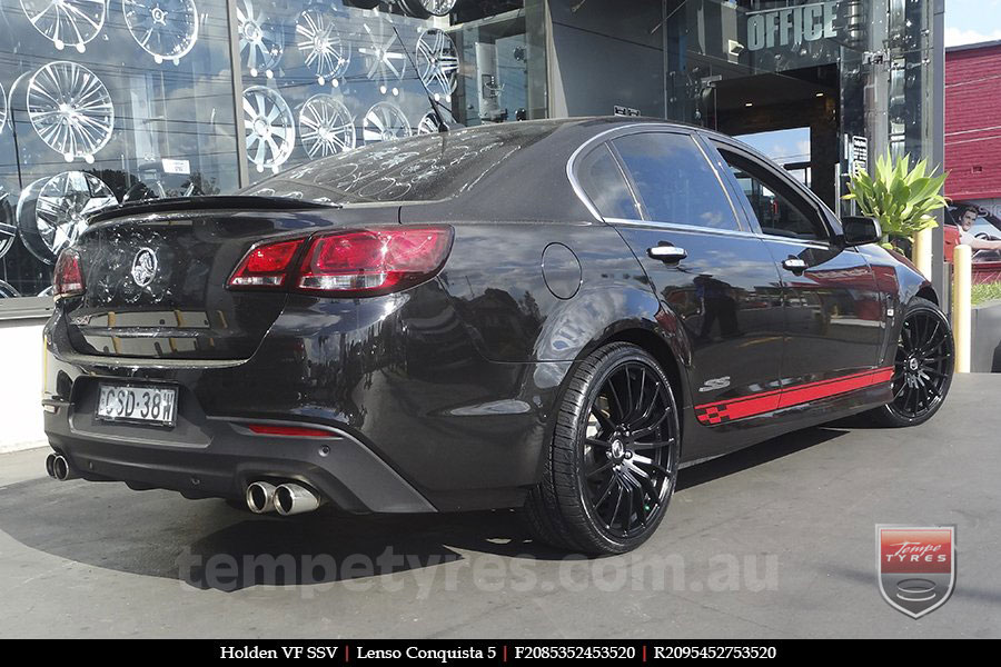 20x8.5 20x9.5 Lenso Conquista 5 SB CQ5 on HOLDEN COMMODORE VF