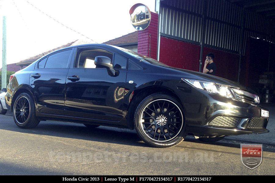 17x7.0 Lenso Type-M - MBJ on HONDA CIVIC