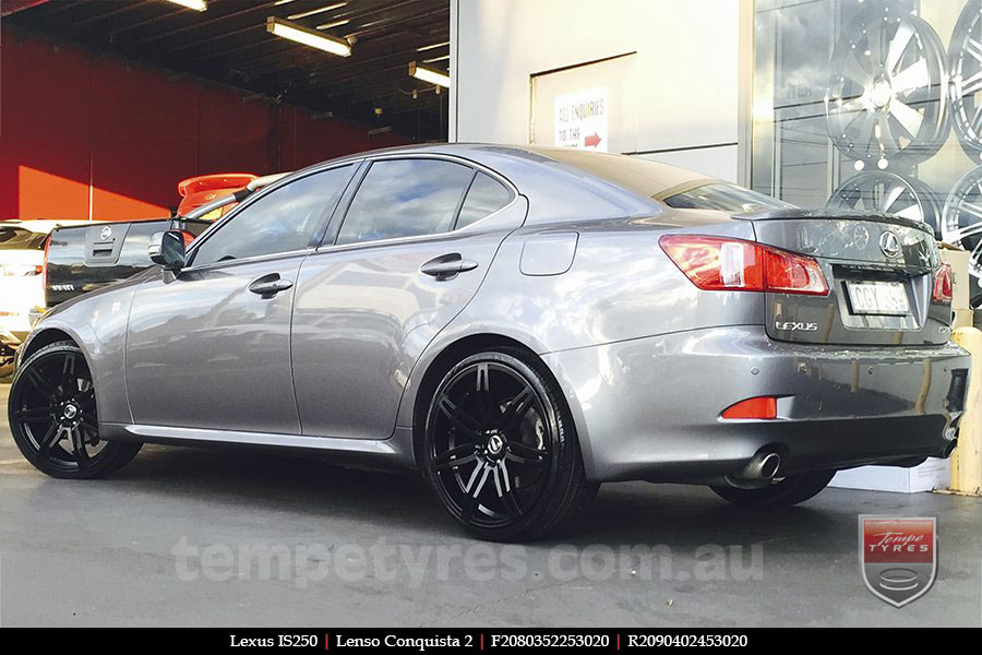 20x8.0 20x9.0 Lenso Conquista 2 SB CQ2 on LEXUS IS