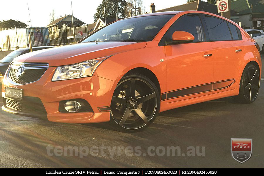 20x9.0 20x10.5 Lenso Conquista 7 MKS CQ7 on HOLDEN CRUZE