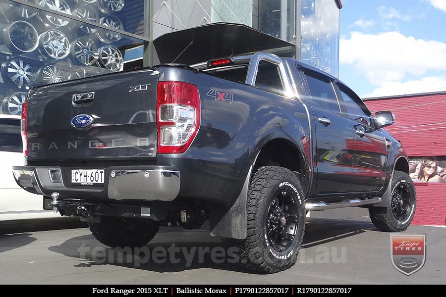 17x9.0 Ballistic Morax on FORD RANGER