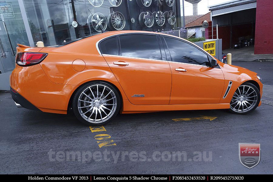 20x8.5 20x9.5 Lenso Conquista 5 CQ5 on HOLDEN COMMODORE