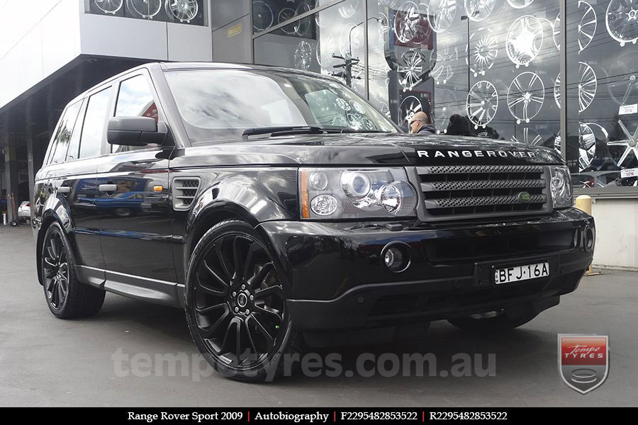 22x9.5 Autobiography SB on RANGE ROVER SPORT