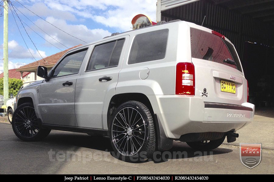 20x8.5 Lenso Eurostyle C ESC on JEEP PATRIOT