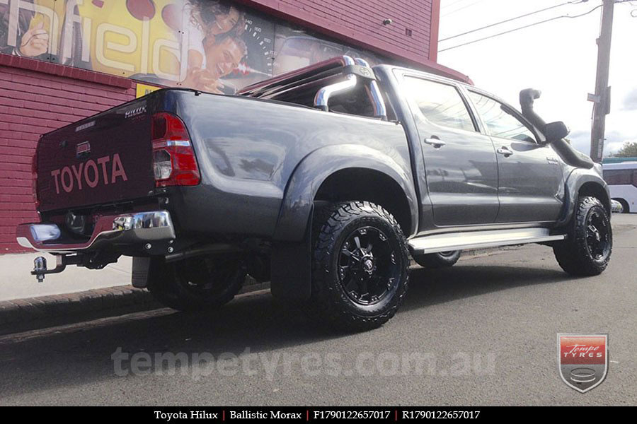 17x9.0 Ballistic Morax on TOYOTA HILUX