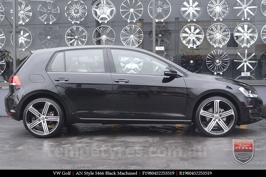 19x8.0 AN Style5466 on VW GOLF