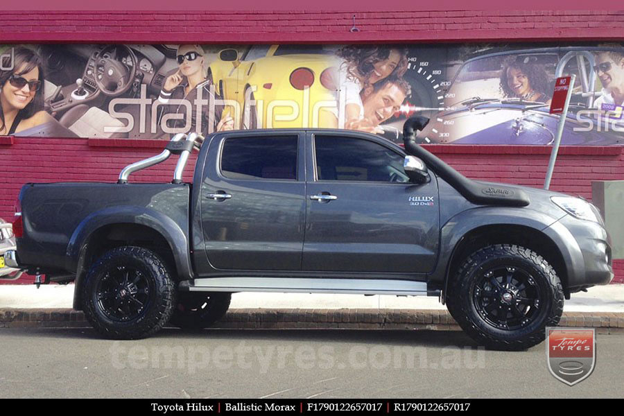 17x9.0 Ballistic Morax on TOYOTA HILUX