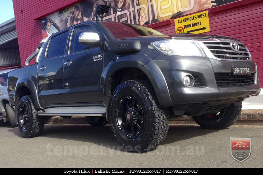 17x9.0 Ballistic Morax on TOYOTA HILUX