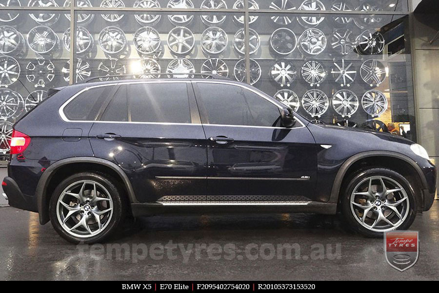 20x9.5 20x10.5 E70 Elite on BMW X5