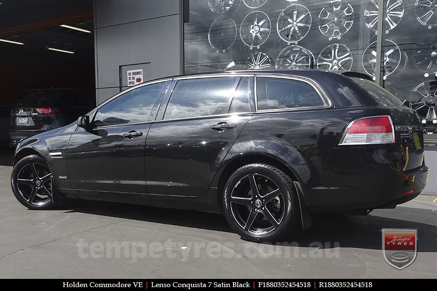 18x8.0 18x9.0 Lenso Conquista 7 MKS CQ7 on HOLDEN COMMODORE VE