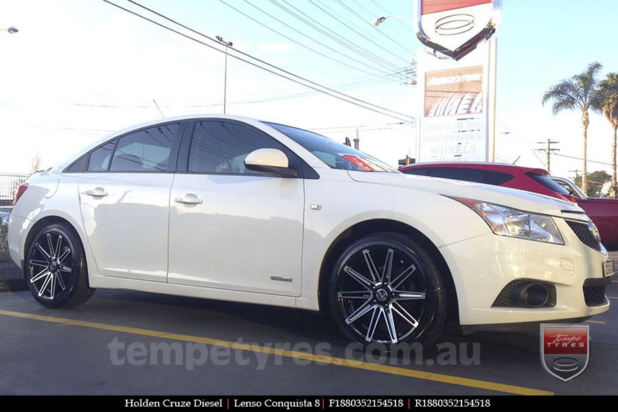 18x8.0 18x9.0 Lenso Conquista 8 CQ8 on HOLDEN CRUZE