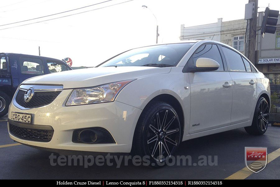 18x8.0 18x9.0 Lenso Conquista 8 CQ8 on HOLDEN CRUZE