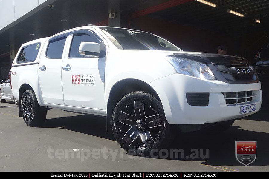 20x9.0 Ballistic Hyjak on ISUZU D-MAX 