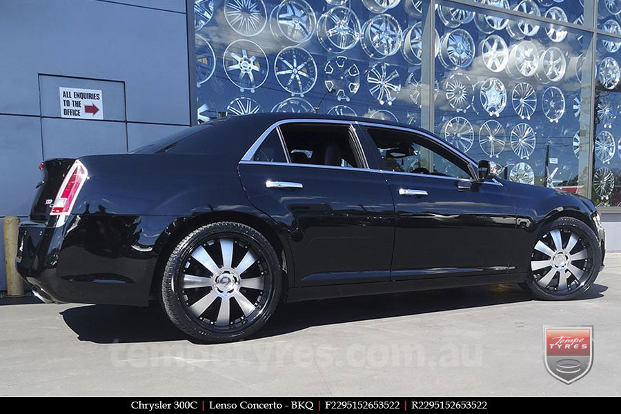 22x9.5 Lenso Concerto - BKQ on CHRYSLER 300C