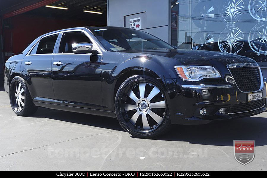 22x9.5 Lenso Concerto - BKQ on CHRYSLER 300C