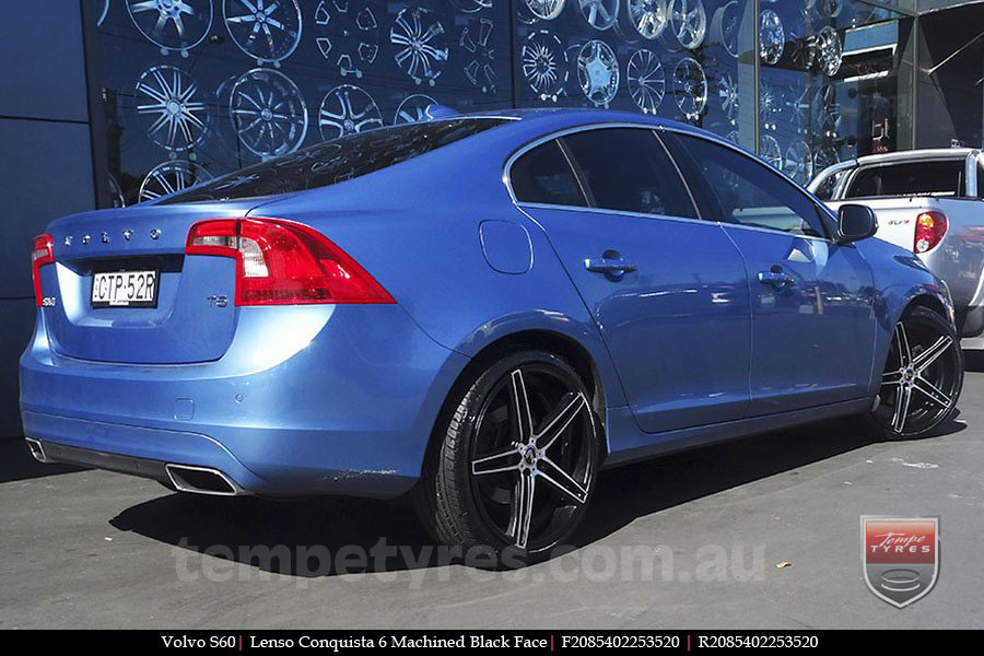 20x8.5 20x10 Lenso Conquista 6 CQ6 on VOLVO S60