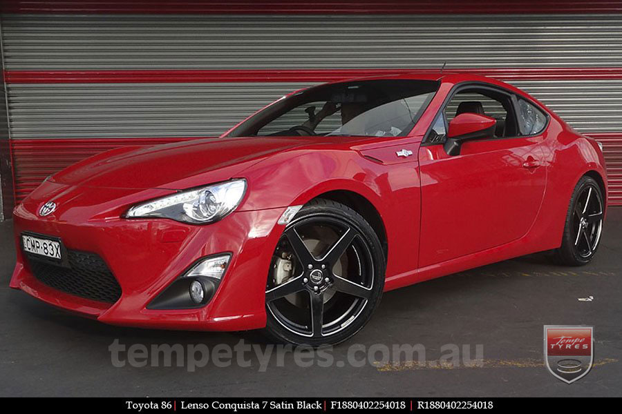 18x8.0 18x9.0 Lenso Conquista 7 MKS CQ7 on TOYOTA 86