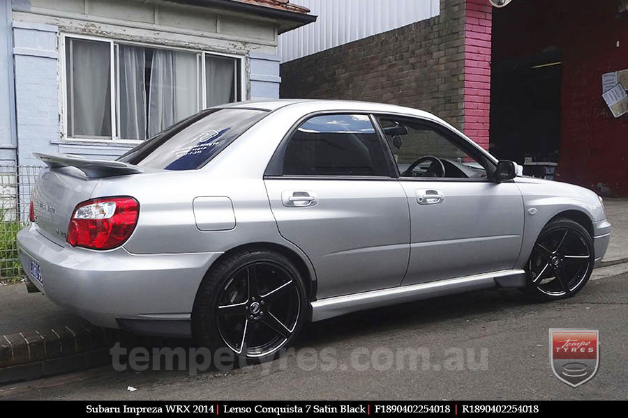 18x8.0 18x9.0 Lenso Conquista 7 MKS CQ7 on SUBARU IMPREZA