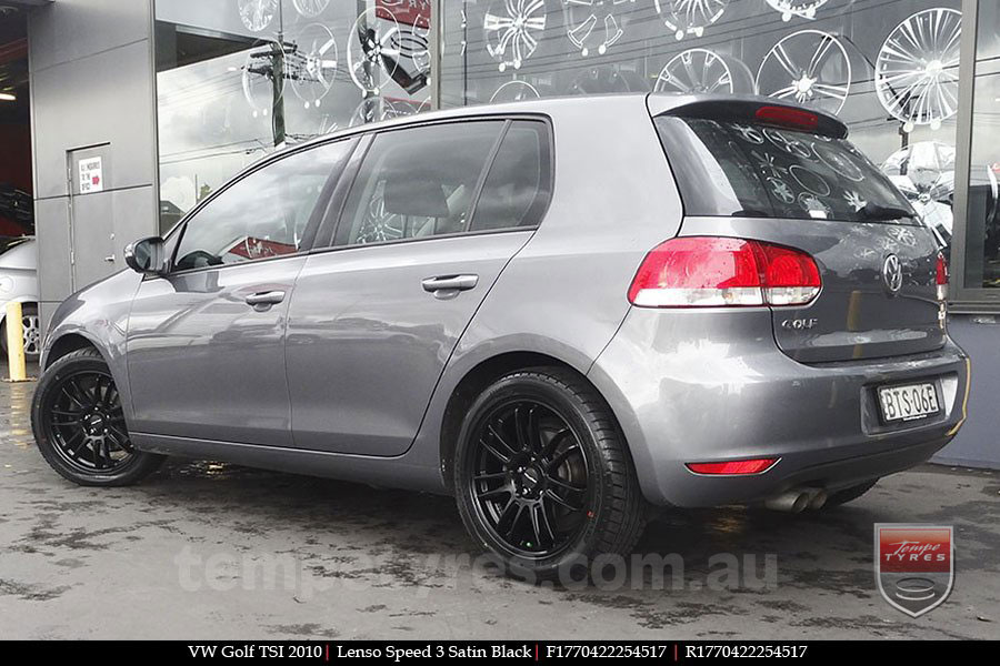 17x7.0 Lenso Speed 3 SP3 on VW GOLF