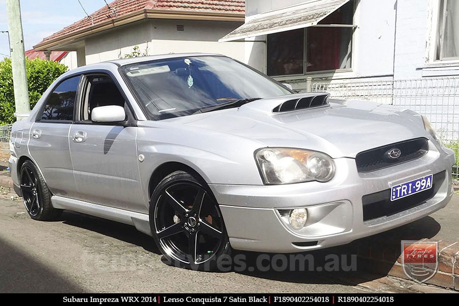 18x8.0 18x9.0 Lenso Conquista 7 MKS CQ7 on SUBARU IMPREZA