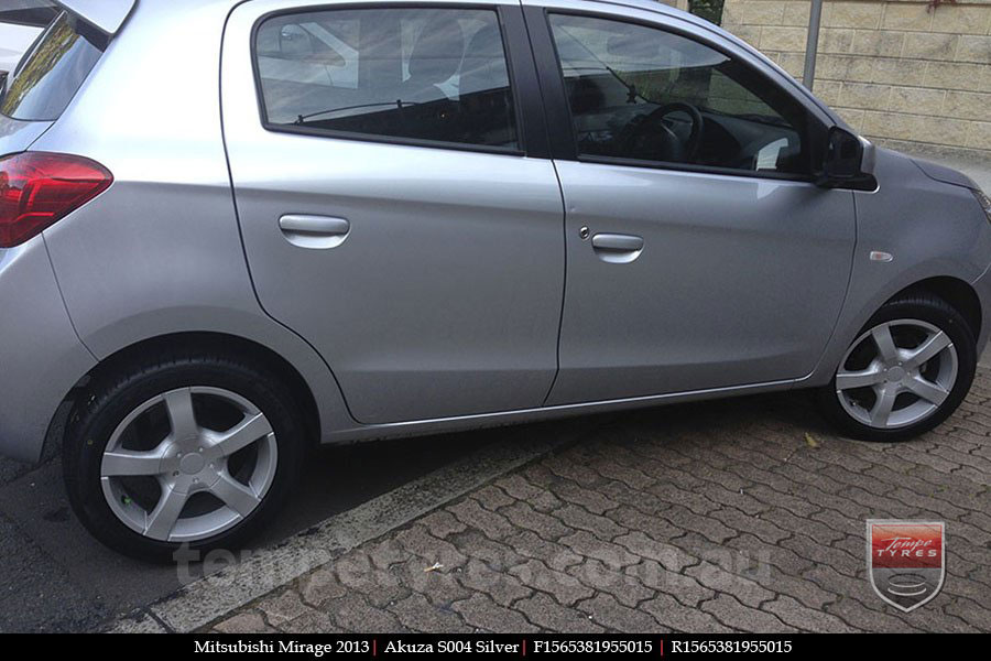 15x6.5 Akuza S004 on MITSUBISHI MIRAGE 