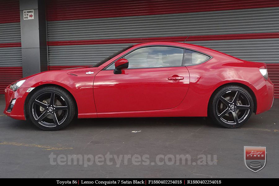 18x8.0 18x9.0 Lenso Conquista 7 MKS CQ7 on TOYOTA 86