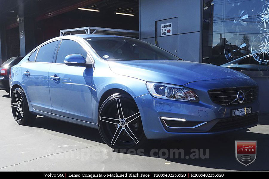 20x8.5 20x10 Lenso Conquista 6 CQ6 on VOLVO S60