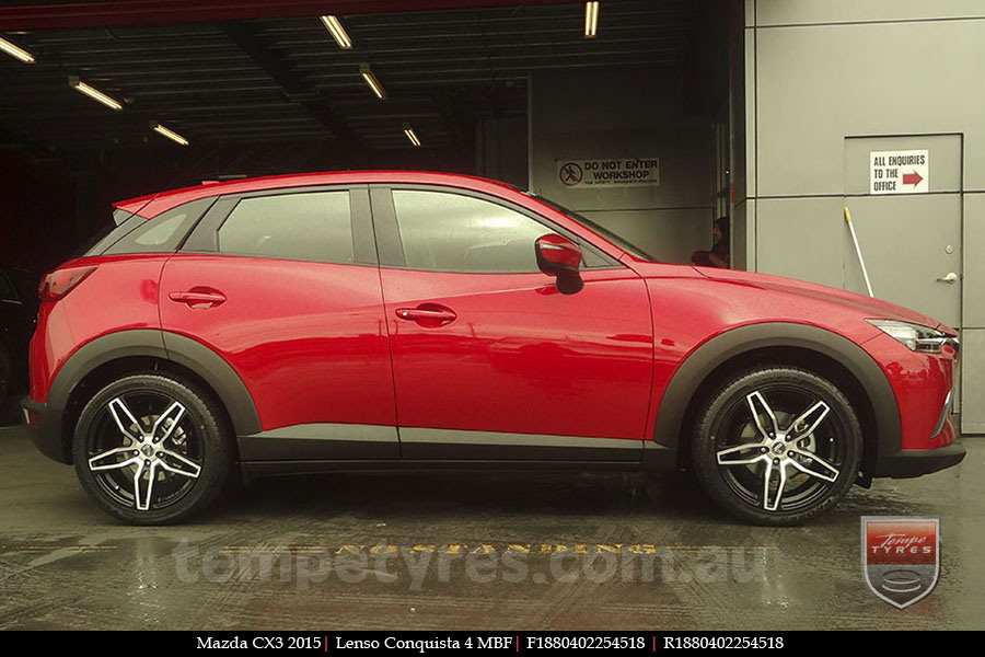 18x8.0 18x9.0 Lenso Conquista 4 CQ4 on MAZDA CX3 