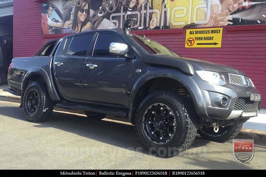 18x9.0 Ballistic Enigma on MITSUBISHI TRITON