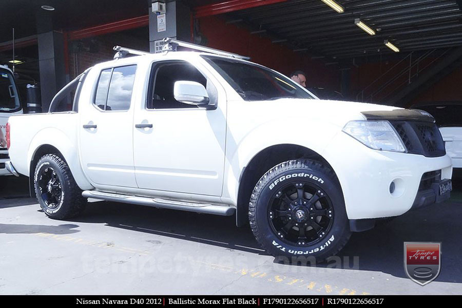 17x9.0 Ballistic Morax on NISSAN NAVARA D40 