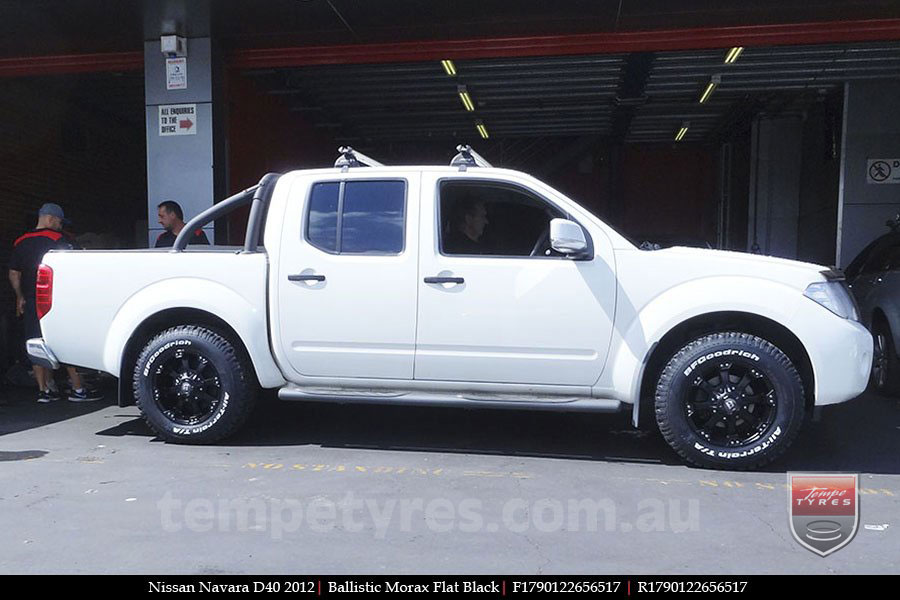 17x9.0 Ballistic Morax on NISSAN NAVARA D40 