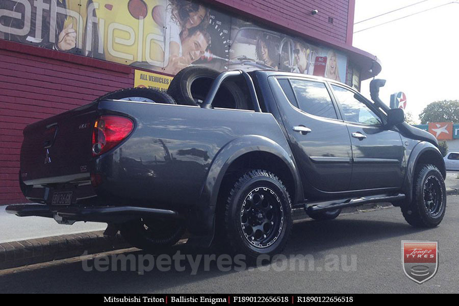 18x9.0 Ballistic Enigma on MITSUBISHI TRITON