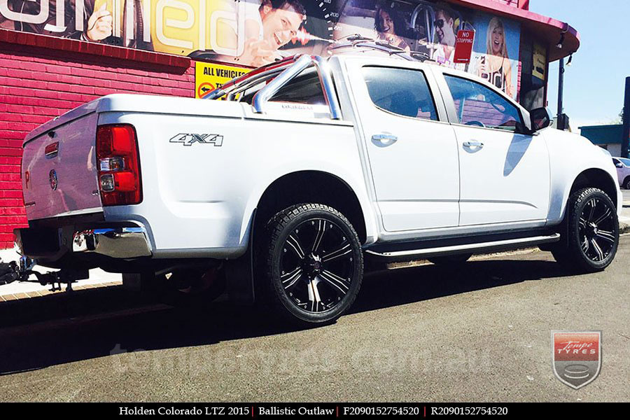 20x9.0 Ballistic Outlaw on HOLDEN COLORADO